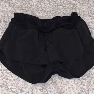 Black lululemon shorts